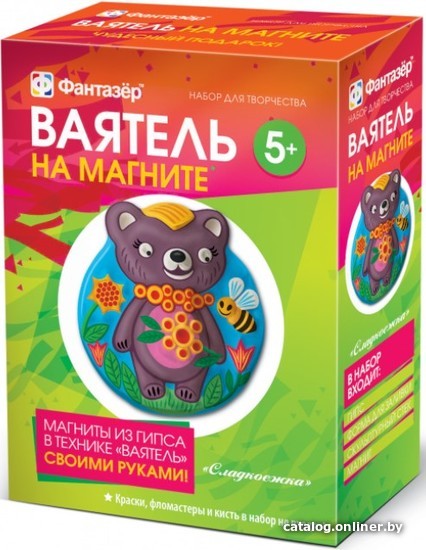 

Набор для создания поделок/игрушек Фантазер Ваятель. Зверята Сладкоежка FN-707055