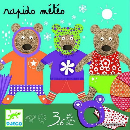 

Настольная игра Djeco Одень мишку! 08494
