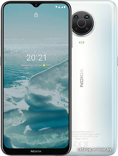 

Смартфон Nokia G20 4GB/64GB (серебристый)