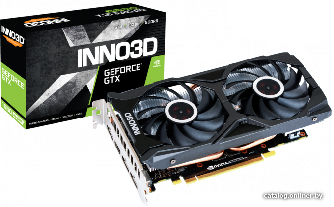 

Видеокарта Inno3D GeForce GTX 1660 Super Twin X2 6GB GDDR6 N166SK-06D6
