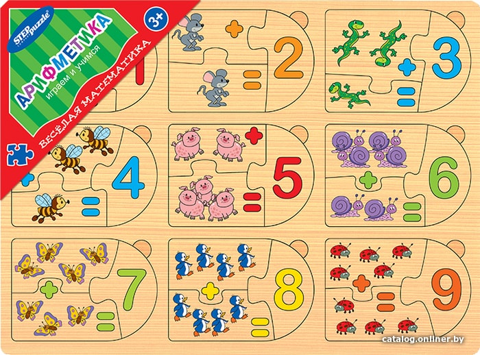 

Мозаика/пазл Step Puzzle Весёлая математика. Арифметика 89205