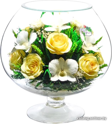 

Цветы, букеты Natural Flower Products Композиция из роз, орхидей и хризантем NQT3