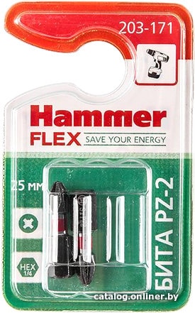 

Набор бит Hammer 203-171 (2 предмета)