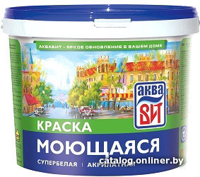 

Краска Вит Аква ВАК-20 моющаяся 13 кг (супербелый)