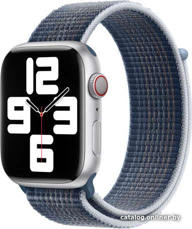 

Ремешок Apple Nike из плетеного нейлона 45 мм (синий шторм, R) MPLG3