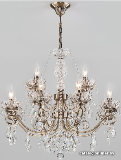 

Подвесная люстра Евросвет Teodore 10103/12 (Antique Bronze/Clear)