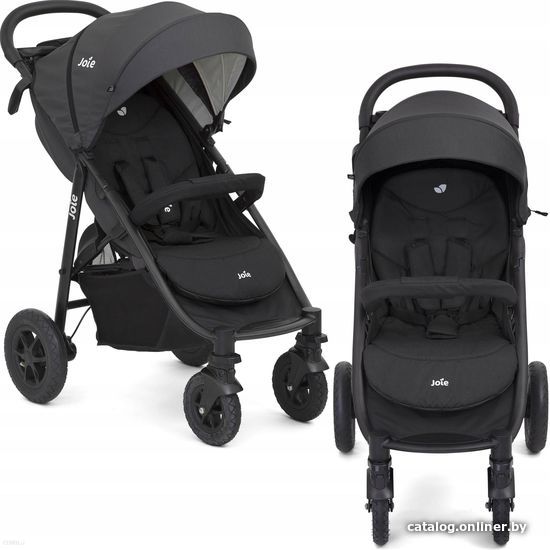 

Коляска прогулочная «книга» Joie Litetrax 4 Air V3 (coal)
