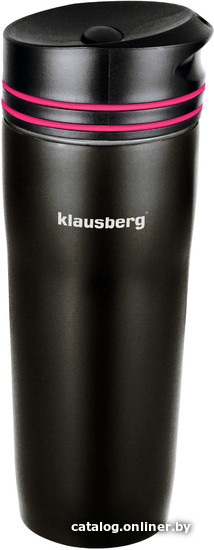 

Термокружка Klausberg KB-7149 0.38л (черный/розовый)