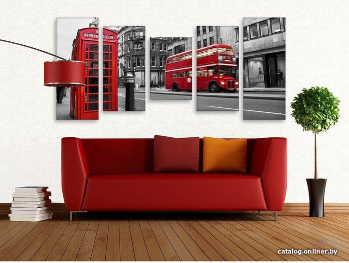 

Модульная картина Citydecor Транспорт 18.14 90x197 см