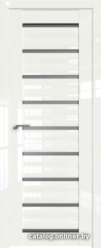 

Межкомнатная дверь ProfilDoors 76L 50x200 (дарквайт люкс, стекло графит)