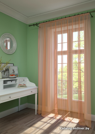 

Тюль Эскар Pastel 111303173 3x2.85 м (абрикосовый)
