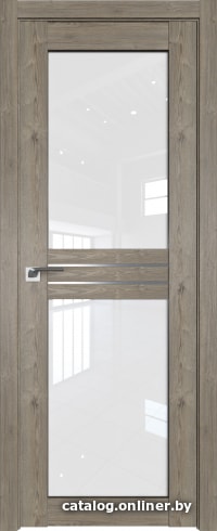 

Межкомнатная дверь ProfilDoors 2.56XN 80x200 (каштан темный, стекло белый триплекс)