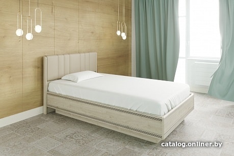 

Кровать Лером Карина КР-1011-ГС 120x200 (гикори джексон светлый)