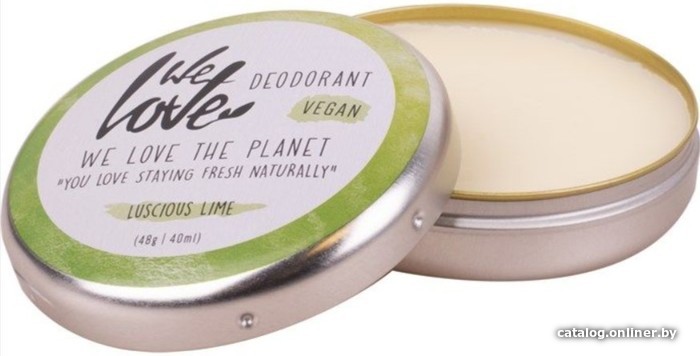 

Дезодорант-крем We Love The Planet Luscious Lime 48 г