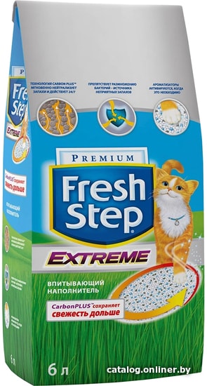

Наполнитель для туалета Fresh Step Extreme 6 л