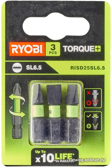 

Бита Ryobi RISD25SL6.5 (3 предмета)