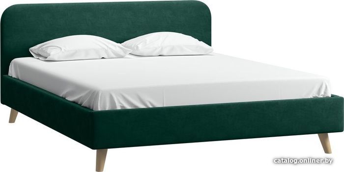 

Кровать Divan Лайтси 160x200 (velvet emerald)