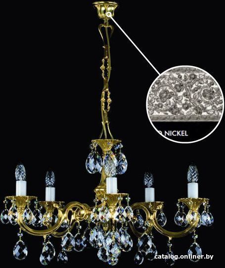 

Подвесная люстра ArtGlass Alice V. White Nickel Ce