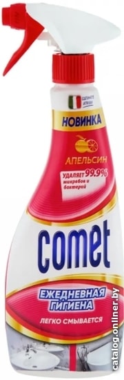 

Средство для ванных комнат Comet для ванной с ароматом апельсина 500 мл