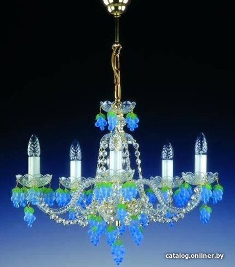 

Подвесная люстра ArtGlass Gizela Ix. Vino Light Blue St