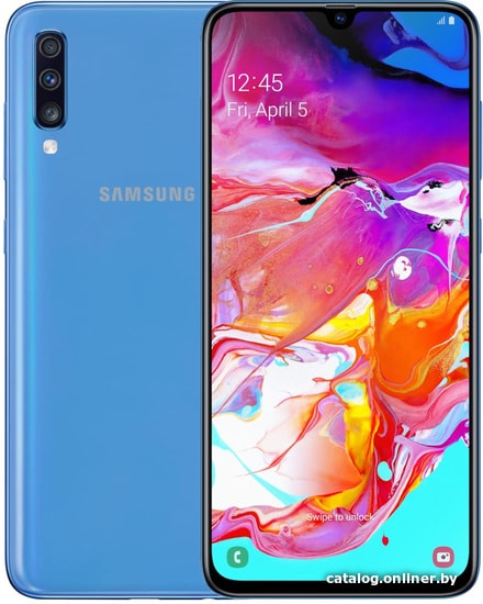 

Смартфон Samsung Galaxy A70 6GB/128GB (синий)