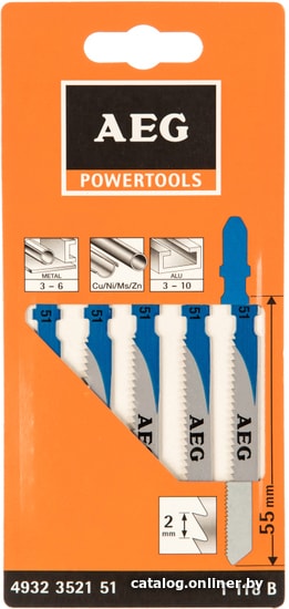 

Пильное полотно AEG Powertools T118B 4932352151 (5 шт)