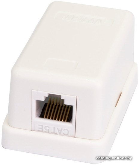 

Розетка компьютерная Netlan EC-UWO-1-UD2-WT (1 шт)