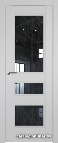 

Межкомнатная дверь ProfilDoors 69U 90x200 (манхэттен, стекло дождь черный)