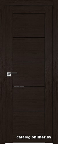 

Межкомнатная дверь ProfilDoors 2.11XN 40x190 (дарк браун, стекло черный триплекс)