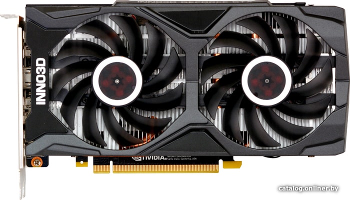 

Видеокарта Inno3D GeForce GTX 1660 Super Twin X2 6GB GDDR6 N166S2-06D6-1712VA15L
