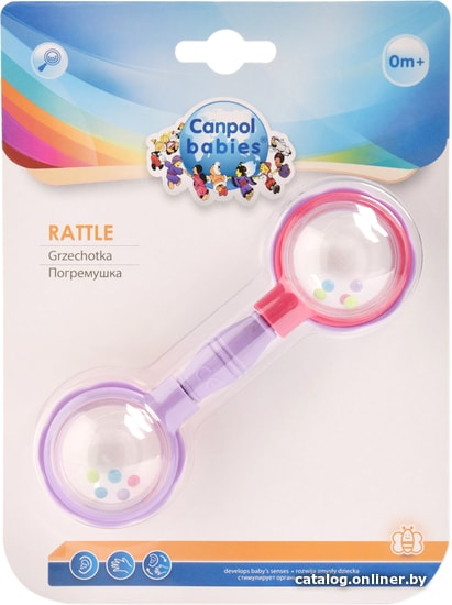 

Погремушка Canpol babies Гантелька 2/606 (фиолетовый)
