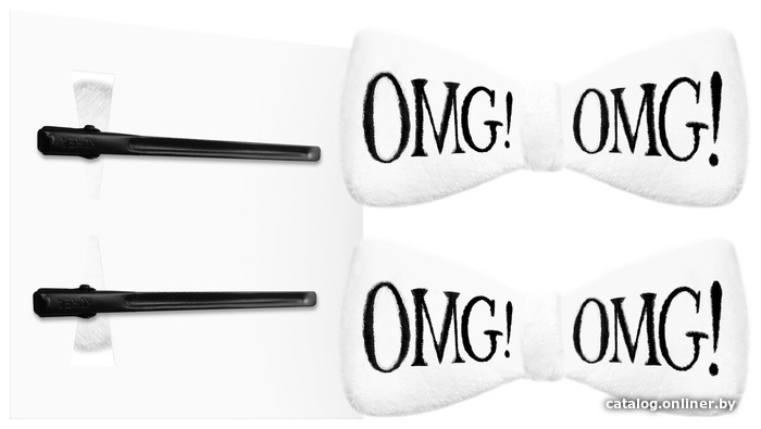 

Зажим для волос Double Dare Omg! Hair Up Bow Pin (белый) 2 шт