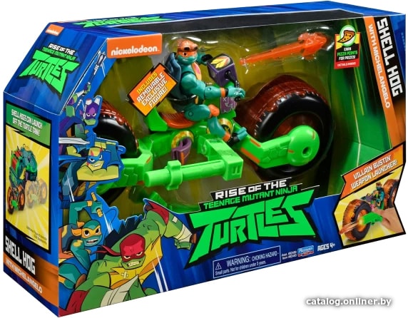 

Экшен-фигурка Playmates Toys Мотоцикл с фигуркой Майки 82483
