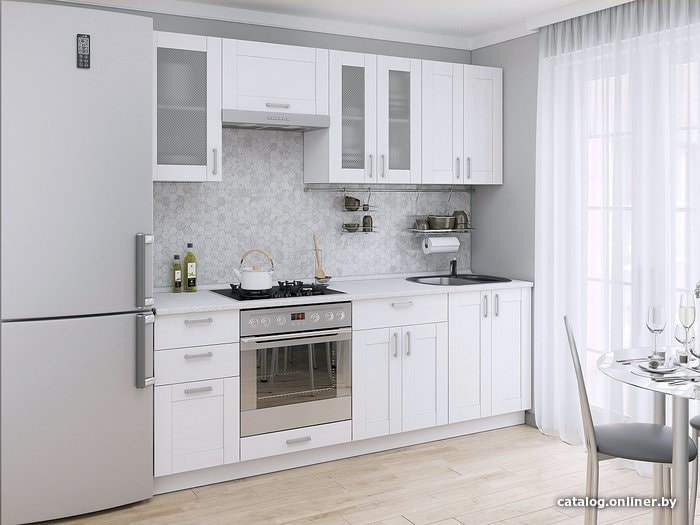 

Готовая кухня Vivat Mebel Лофт-01 (snow veralinga)