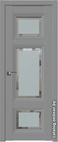 

Межкомнатная дверь ProfilDoors 2.105U 90x200 (манхэттен, стекло square матовое)