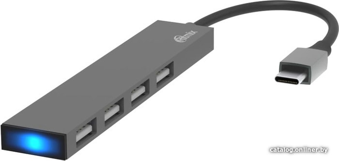 

USB-хаб Ritmix CR-4402 Metal