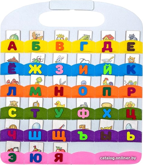 

Алфавит Smile Decor Коврик-игралка в дорогу Ф266