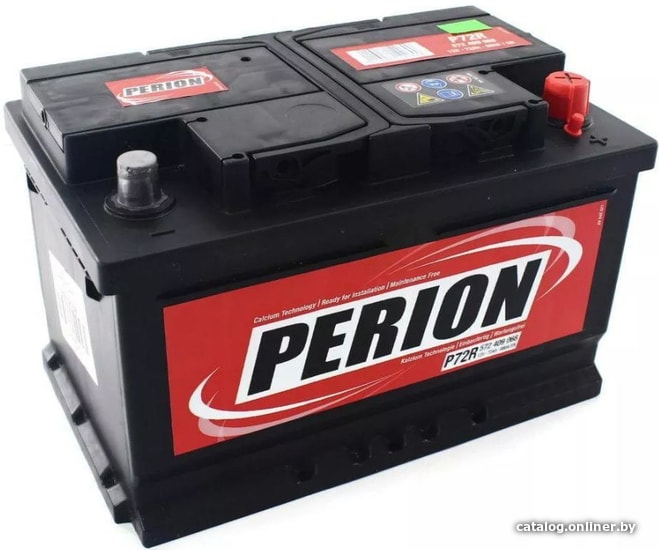 

Автомобильный аккумулятор Perion P72R (72 А·ч)