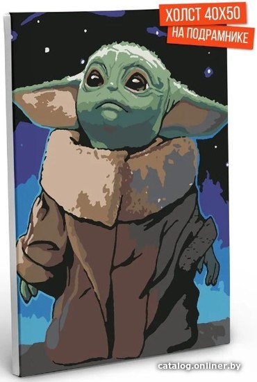 

Картина по номерам Hobruk Baby Yoda MP0050