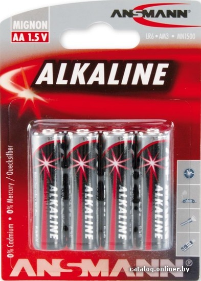 

Батарейка Ansmann AA 4 шт. [5015563]