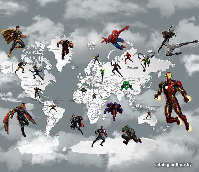 

Виниловые обои Citydecor Superhero 1 300x270