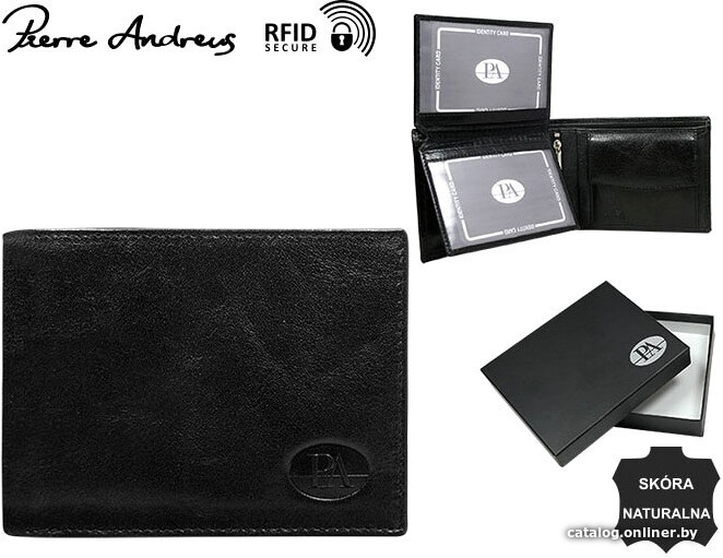 

Портмоне Cedar Pierre Andreus PW-008-BTU (черный)