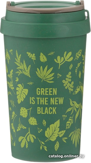 

Многоразовый стакан Typhoon Green is the New Black 0.38л (зеленый)