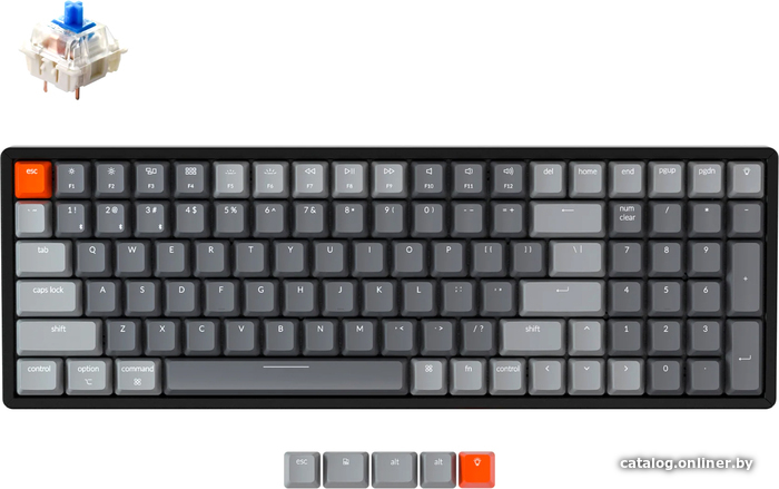 

Клавиатура Keychron K4 V2 RGB K4-C2-RU (Gateron G Pro Blue)