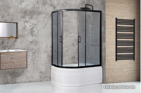 

Душевой уголок Royal Bath RB8120BK-C-BL-R 120x80