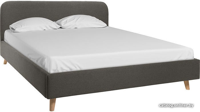 

Кровать Divan Лайтси 160x200 (искусственная шерсть, серый)