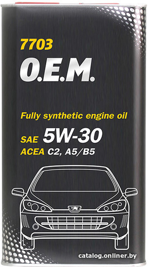

Моторное масло Mannol O.E.M. for peugeot citroen metal 5W-30 4л