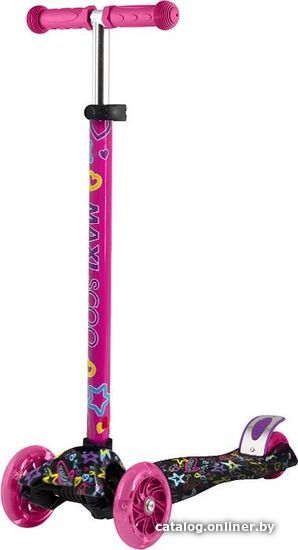 

Двухколесный детский самокат Maxiscoo Junior MSC-J072103PR (звезды)