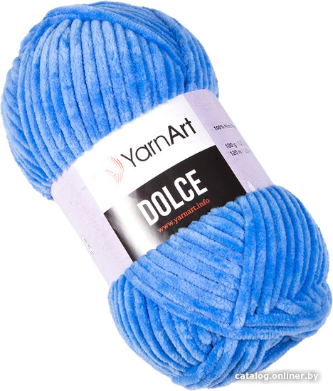 

Пряжа для вязания Yarnart Dolce 777 100 г 120 м (ярко-голубой)