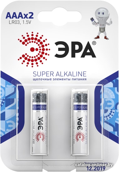 

Батарейка ЭРА Super Alkaline AAA 2 шт.